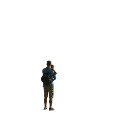staff, jacket, bottle, robot, pixel art, 3d render, concept art, photorealistic transparent PNG cut-out