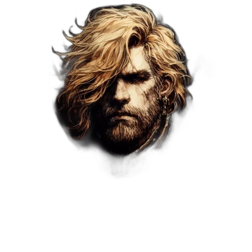 hair, face, jacket, animal, concept art, fantasy art, pixel art, photorealistic transparent PNG cut-out