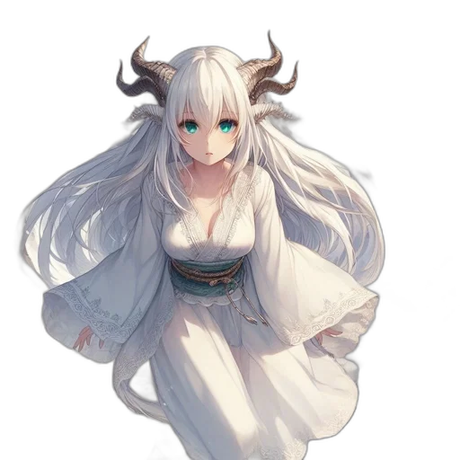 dragon, dress, animal, creature, fantasy art, concept art, anime, pixel art transparent PNG cut-out