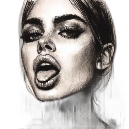 face, hair, mask, creature, photorealistic, pencil sketch, watercolor, fantasy art transparent PNG cut-out