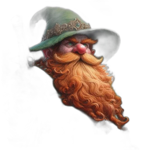 hat, face, mask, staff, fantasy art, concept art, photorealistic, watercolor transparent PNG cut-out