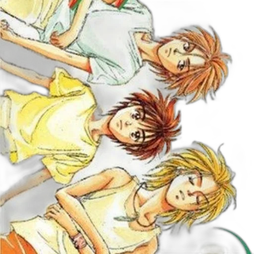 watercolor, concept art, anime, comic book art, underwater, golden, pastel, manga transparent PNG cut-out