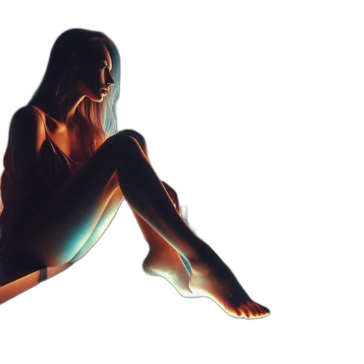 dress, mask, creature, concept art, 3d render, photorealistic, oil painting, neon lights transparent PNG cut-out
