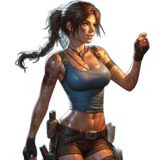 weapon, concept art, cyberpunk, fantasy art, comic book art, adventurer, holds, lit transparent PNG cut-out