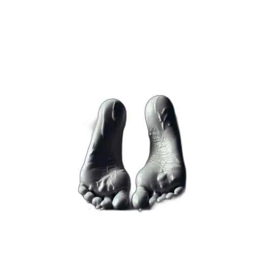 shoes, creature, mask, face, photorealistic, 3d render, pencil sketch, concept art transparent PNG cut-out