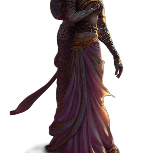 staff, sword, dress, dragon, concept art, fantasy art, 3d render, pixel art transparent PNG cut-out