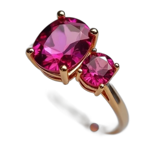jewelry, crown, two, pink transparent PNG cut-out