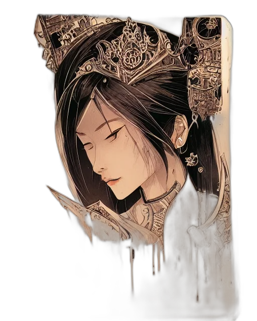 crown, mask, sword, staff transparent PNG cut-out