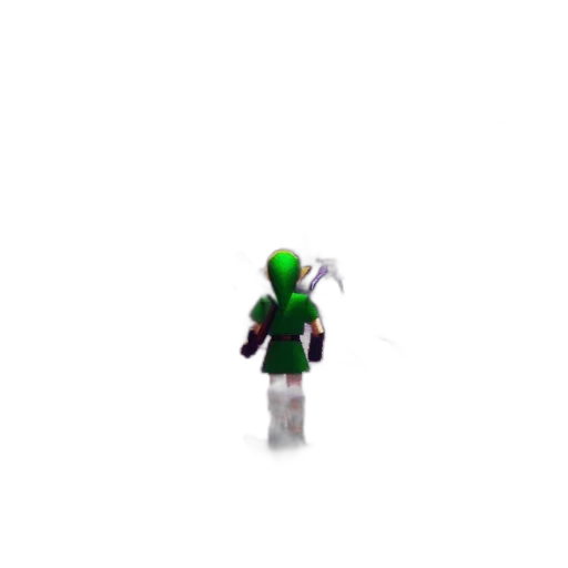 creature, robot, staff, weapon, 3d render, pixel art, concept art, fantasy art transparent PNG cut-out
