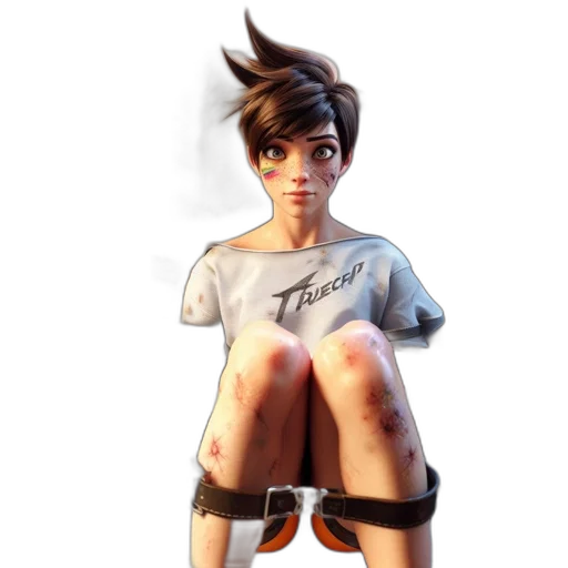 face, staff, 3d render, concept art, photorealistic, fantasy art, young, female transparent PNG cut-out