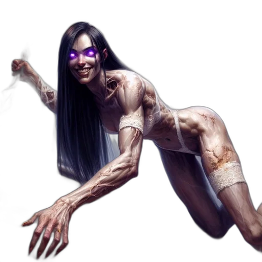 robot, creature, cyberpunk, concept art, fantasy art, comic book art, fiery-staff-wielding, woman transparent PNG cut-out