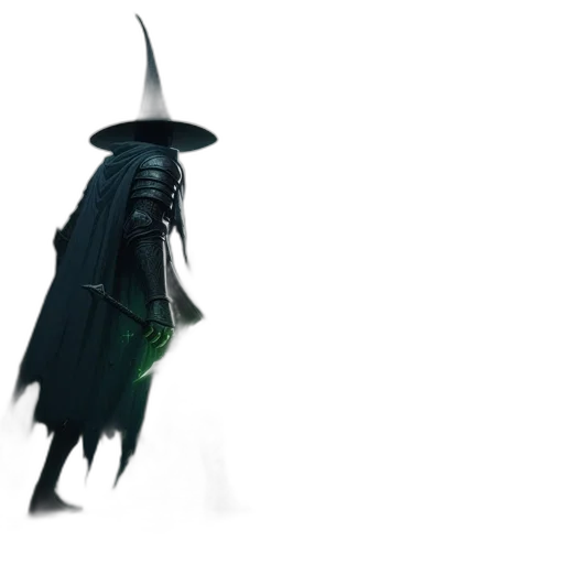 staff, hat, mask, sword, concept art, fantasy art, 3d render, pixel art transparent PNG cut-out