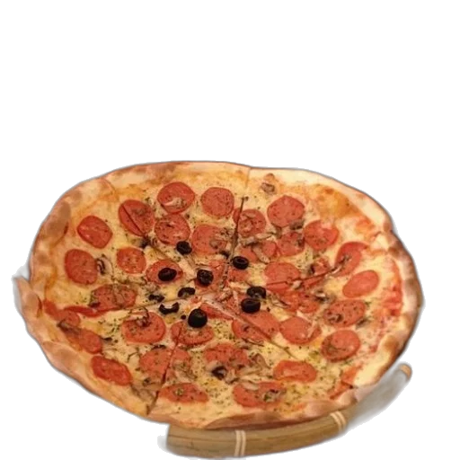 food, umbrella, weapon, crown, 3d render, photorealistic, delicious, pizza transparent PNG cut-out