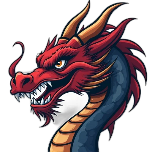 dragon, staff, fantasy art, pixel art transparent PNG cut-out