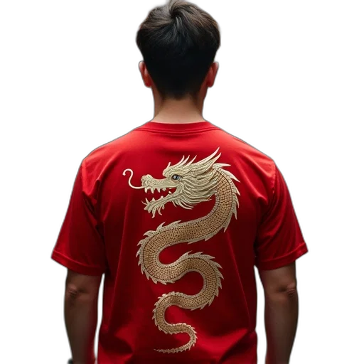 dragon, staff, 3d render, fantasy art, photorealistic, red, person, wearing transparent PNG cut-out
