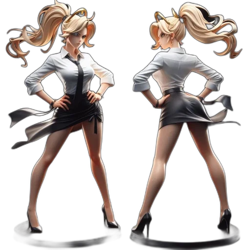 dress, concept art, 3d render, pixel art, anime, monochrome, dark, 3d-rendered transparent PNG cut-out