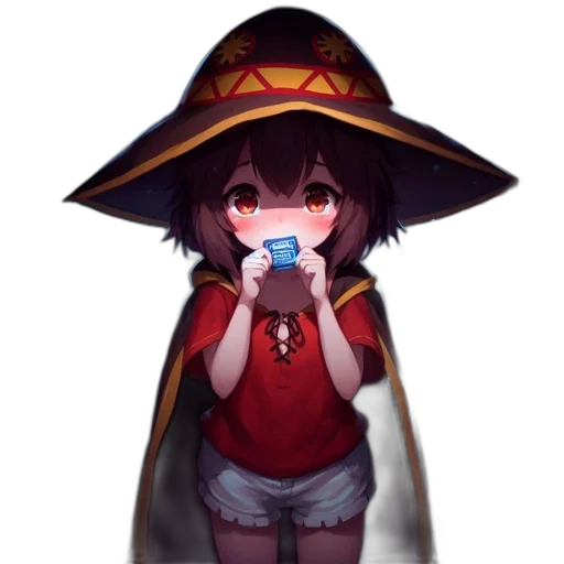 hat, mask, staff, weapon, anime, pixel art, fantasy art, concept art transparent PNG cut-out