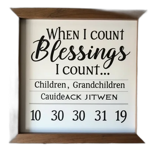framed, sign, rustic, wooden, border, displayed, has, decorative transparent PNG cut-out