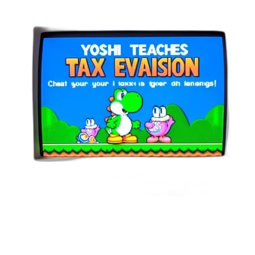 vaporwave, old-fashioned, computer, displays, game, featuring, yoshi, teaches transparent PNG cut-out