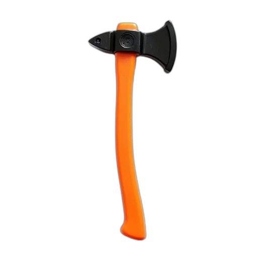 staff, weapon, sword, umbrella, bright, orange, plastic, toy transparent PNG cut-out