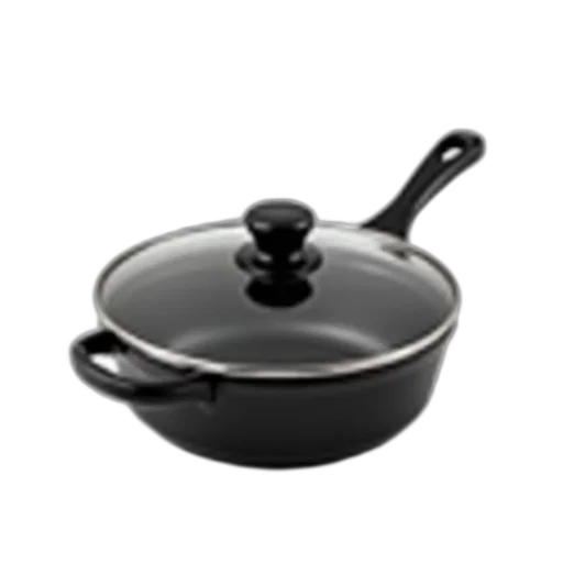 food, 3d render, photorealistic, black, cast, iron, skillet, clear transparent PNG cut-out