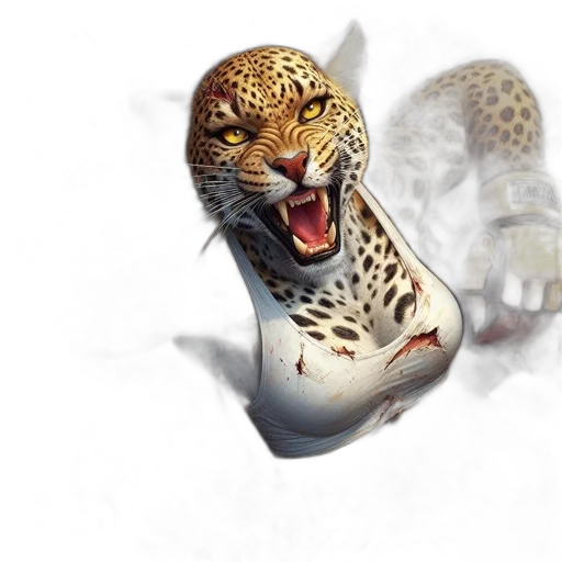 animal, creature, concept art, photorealistic, 3d render, fantasy art, ferocious, looking transparent PNG cut-out
