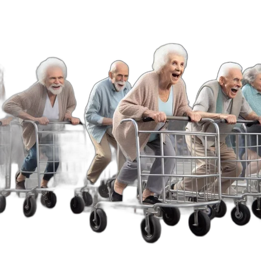 car, furniture, robot, concept art, 3d render, photorealistic, cyberpunk, elderly transparent PNG cut-out