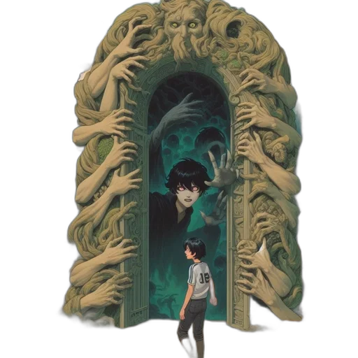 dress, mask, creature, face, concept art, fantasy art, comic book art, anime transparent PNG cut-out
