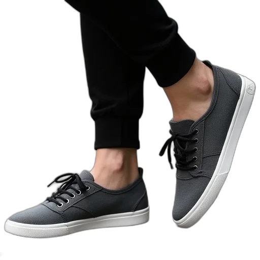 shoes, 3d render, photorealistic, monochrome transparent PNG cut-out