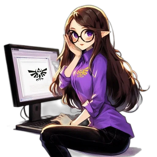 staff, robot, dragon, pixel art, fantasy art, anime, cartoon, dark transparent PNG cut-out