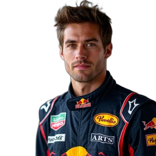 face, car, jacket, race, driver, sebastian, suti, united transparent PNG cut-out