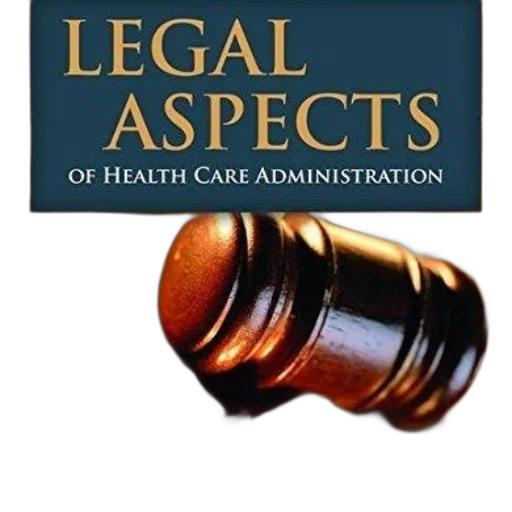 legal, aspects, health, care, administration, book, cover, featuring transparent PNG cut-out