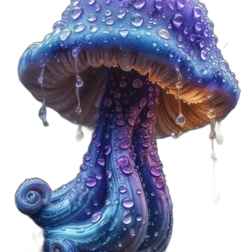 umbrella, hat, crown, dragon, concept art, 3d render, fantasy art, photorealistic transparent PNG cut-out