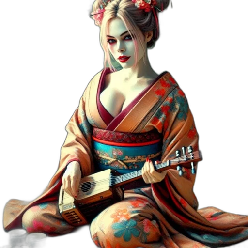 jewelry, staff, dress, photorealistic, fantasy art, oil painting, concept art, red transparent PNG cut-out