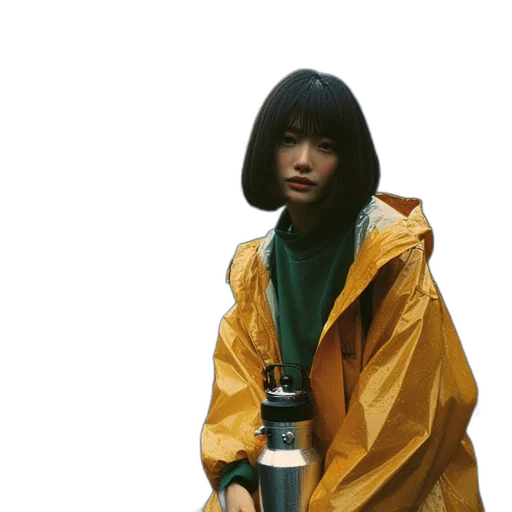 jacket, umbrella, bottle, dress, photorealistic, 3d render, concept art, oil painting transparent PNG cut-out