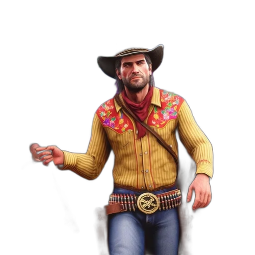 jacket, staff, hat, animal, concept art, 3d render, photorealistic, pixel art transparent PNG cut-out