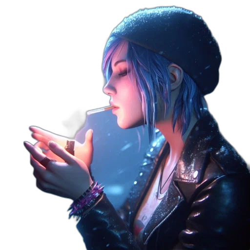 jacket, bottle, face, cyberpunk, concept art, photorealistic, fantasy art, neon lights transparent PNG cut-out