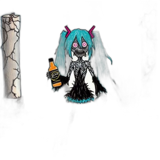 staff, weapon, bottle, robot, concept art, anime, fantasy art, pixel art transparent PNG cut-out