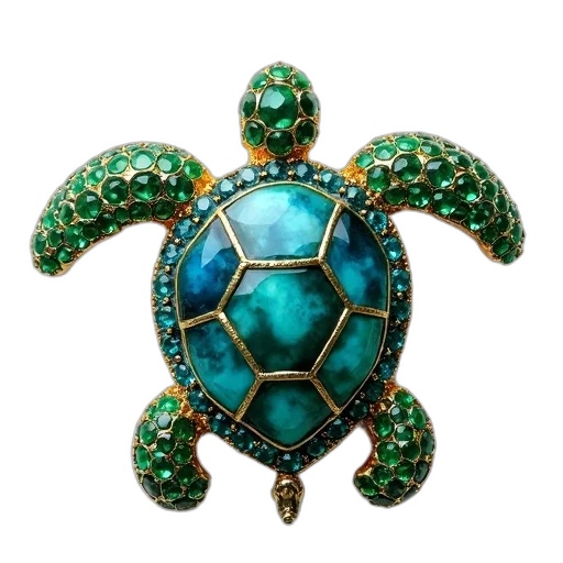 jewelry, animal, crown, 3d render, photorealistic, fantasy art, green, blue transparent PNG cut-out