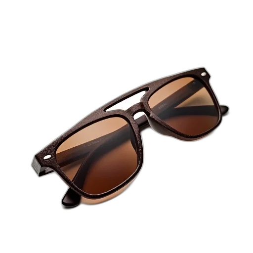 earth tones, pair, sunglasses, brown, frame, lenses, lying, white transparent PNG cut-out
