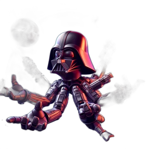 weapon, staff, robot, concept art, pixel art, fantasy art, comic book art, outer space transparent PNG cut-out