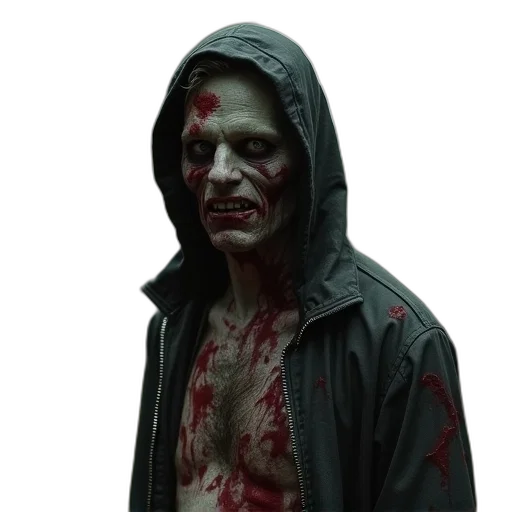 jacket, face, mask, concept art transparent PNG cut-out