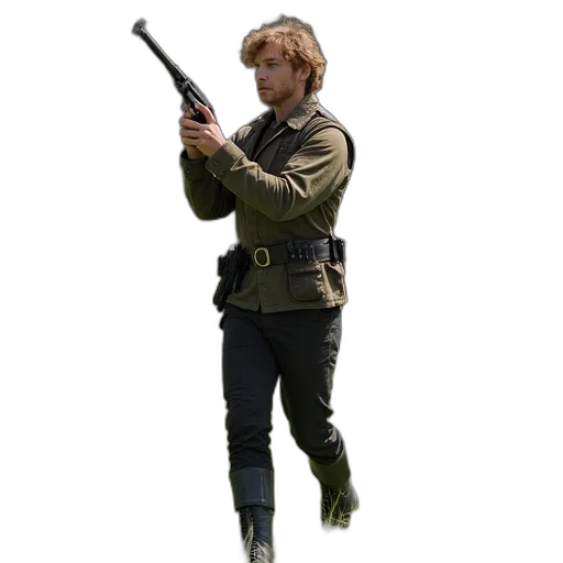 staff, weapon, jacket, sword, concept art, 3d render, pixel art, photorealistic transparent PNG cut-out