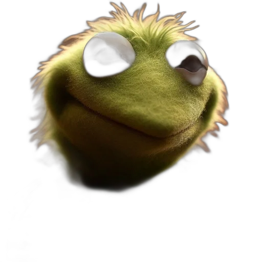 creature, face, animal, staff, 3d render, photorealistic, concept art, close-up transparent PNG cut-out