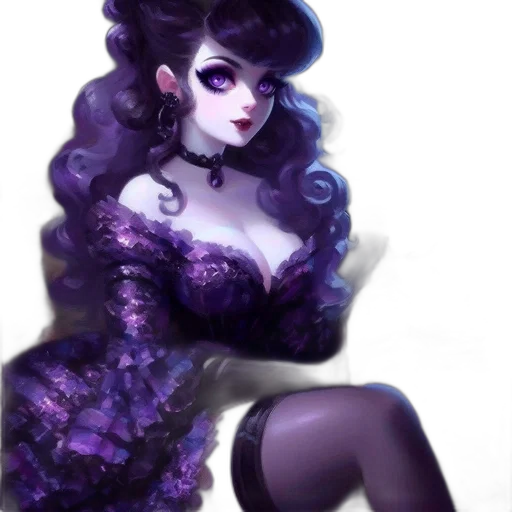 dress, fantasy art, concept art, photorealistic, comic book art, dark, monochrome, blue transparent PNG cut-out