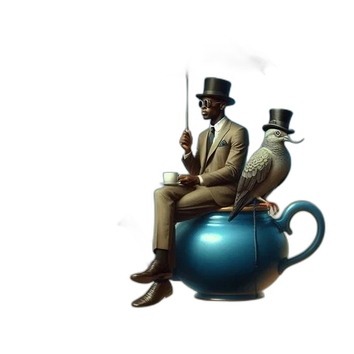 staff, hat, robot, furniture, concept art, 3d render, pixel art, fantasy art transparent PNG cut-out
