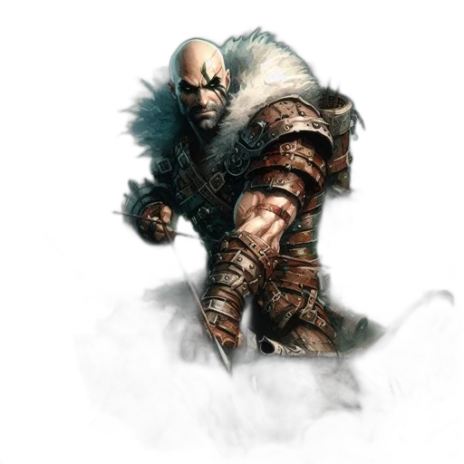 weapon, sword, face, staff, concept art, fantasy art, photorealistic, 3d render transparent PNG cut-out