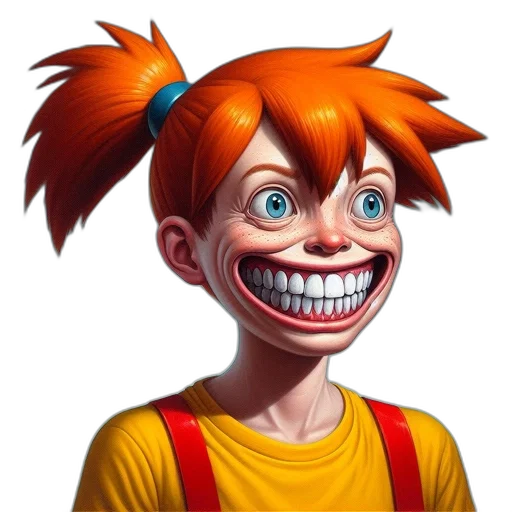 face, creature, mask, animal, concept art, cartoon, 3d render, comic book art transparent PNG cut-out