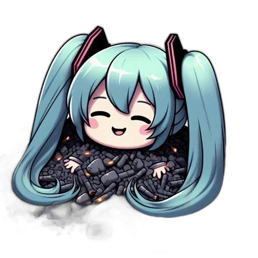 staff, robot, creature, dragon, pixel art, anime, cartoon, cyberpunk transparent PNG cut-out