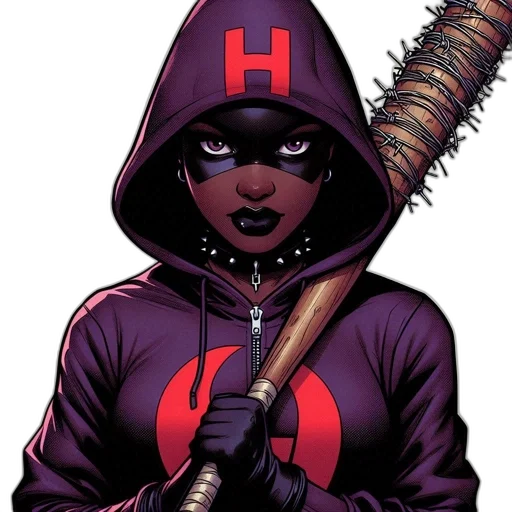 staff, comic book art, concept art, character, dark, complexion, sharp, features transparent PNG cut-out